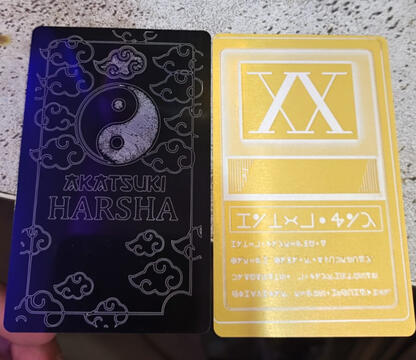 Metal cards
